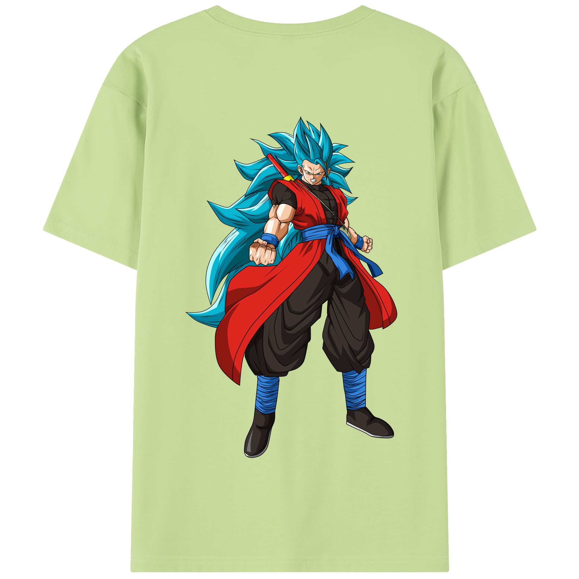 （画像用） ドラゴンボール ベジット DRAGON BALL Vegetto 綿100％半袖Tシャツ（背面プリント）